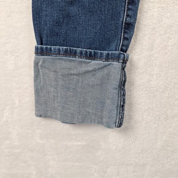 KUT from the Kloth Cropped Ankle Jeans Dark Wash Mid Rise Ladies Size 4 Stretch - Picture 6 of 11